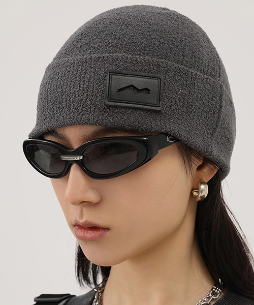 MASONPRINCE(メイソンプリンス)の「【MASONPRINCE】8 color brand logo knit cap MZ2029(ニットキャップ/ビーニー・メンズ・ブラック/ライトブルー/イエロー/ブルー/ホワイト/ブラウン/グレー/アイボリー・FREE)」の5枚目の写真