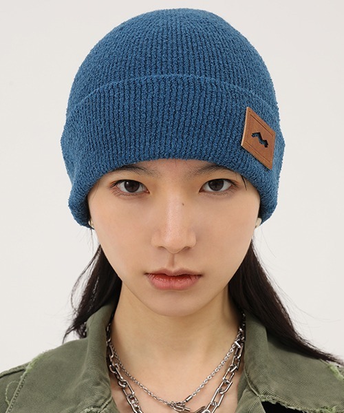 MASONPRINCE(メイソンプリンス)の「【MASONPRINCE】8 color brand logo knit cap MZ2029(ニットキャップ/ビーニー・メンズ・ブラック/ライトブルー/イエロー/ブルー/ホワイト/ブラウン/グレー/アイボリー・FREE)」の7枚目の写真