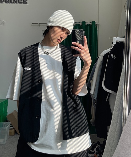 MASONPRINCE(メイソンプリンス)の「【MASONPRINCE】8 color brand logo knit cap MZ2029(ニットキャップ/ビーニー・メンズ・ブラック/ライトブルー/イエロー/ブルー/ホワイト/ブラウン/グレー/アイボリー・FREE)」の12枚目の写真