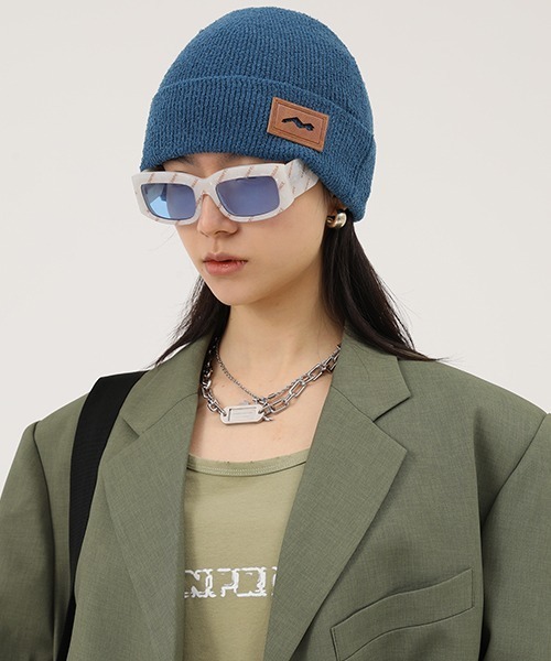 MASONPRINCE(メイソンプリンス)の「【MASONPRINCE】8 color brand logo knit cap MZ2029(ニットキャップ/ビーニー・メンズ・ブラック/ライトブルー/イエロー/ブルー/ホワイト/ブラウン/グレー/アイボリー・FREE)」の19枚目の写真