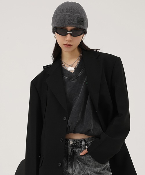 MASONPRINCE(メイソンプリンス)の「【MASONPRINCE】8 color brand logo knit cap MZ2029(ニットキャップ/ビーニー・メンズ・ブラック/ライトブルー/イエロー/ブルー/ホワイト/ブラウン/グレー/アイボリー・FREE)」の22枚目の写真