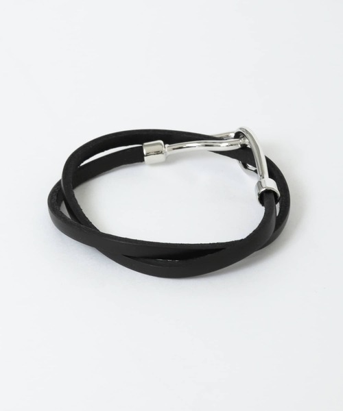 SENSE OF PLACE by URBAN RESEARCH(センスオブプレイスバイアーバンリサーチ)の「レザーブレスレット(2連)B(ブレスレット・メンズ・ブラウン/ベージュ/ブラック・ONE)」の8枚目の写真
