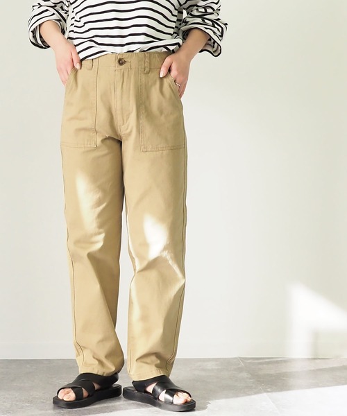 Riberry（リベリー）の「ベイカーパンツ（カーゴパンツ・レディース・ベージュ/カーキ/ネイビー・MEDIUM）」の10枚目の写真