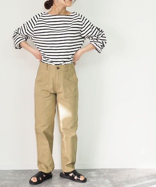 Riberry（リベリー）の「ベイカーパンツ（カーゴパンツ・レディース・ベージュ/カーキ/ネイビー・MEDIUM）」の19枚目の写真