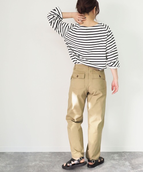 Riberry（リベリー）の「ベイカーパンツ（カーゴパンツ・レディース・ベージュ/カーキ/ネイビー・MEDIUM）」の4枚目の写真