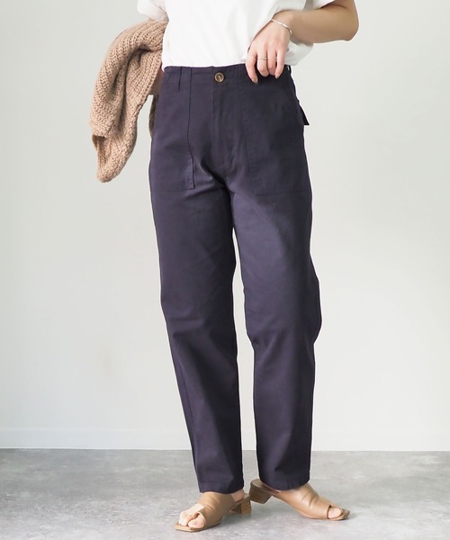 Riberry（リベリー）の「ベイカーパンツ（カーゴパンツ・レディース・ベージュ/カーキ/ネイビー・MEDIUM）」の18枚目の写真