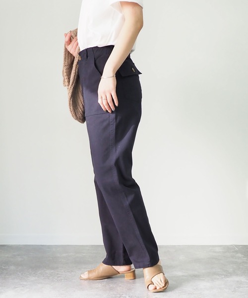 Riberry（リベリー）の「ベイカーパンツ（カーゴパンツ・レディース・ベージュ/カーキ/ネイビー・MEDIUM）」の20枚目の写真