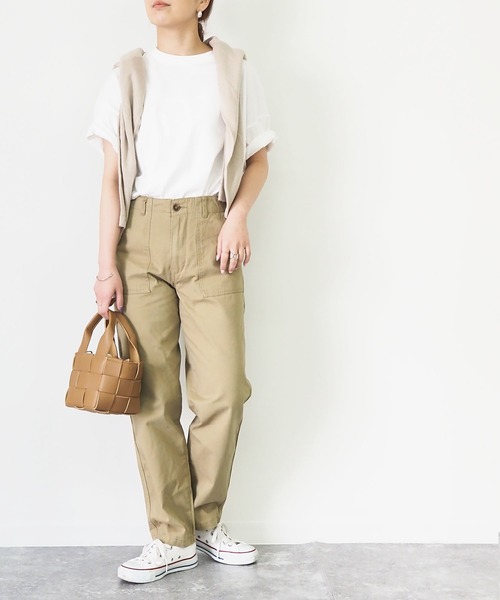 Riberry（リベリー）の「ベイカーパンツ（カーゴパンツ・レディース・ベージュ/カーキ/ネイビー・MEDIUM）」の21枚目の写真