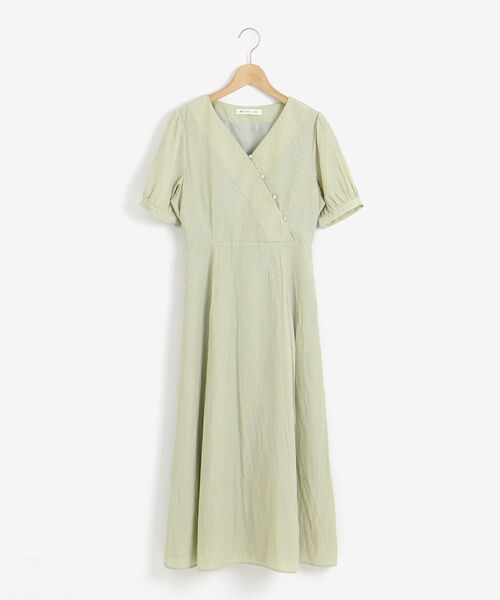 MAJESTIC LEGON(マジェスティックレゴン)の「シークレットフラワーワンピース(ワンピース・レディース・グレー系その他/グリーン系その他/パープル系その他2・SMALL/MEDIUM)」の18枚目の写真