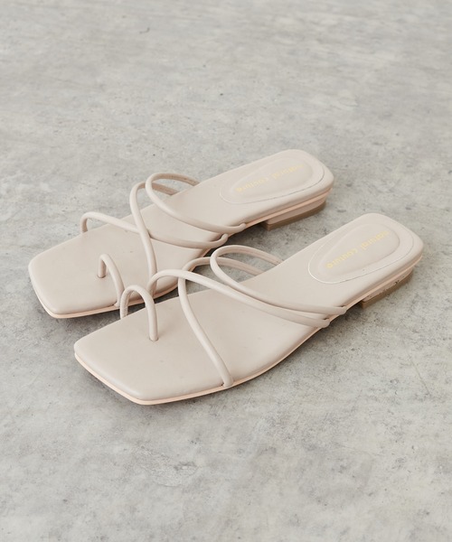 natural couture（ナチュラルクチュール）の「NEW細ヒモヌーディ―サンダル（サンダル・レディース・アイボリー/ブラック/ベージュ・SMALL/MEDIUM/LARGE）」の20枚目の写真