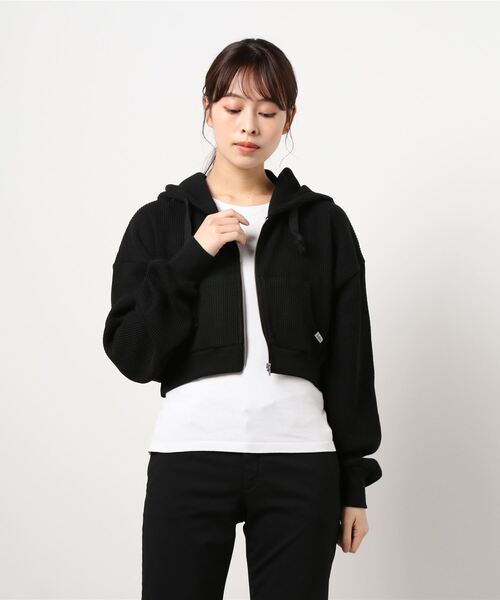 tothesea ワッフルセットアップ　ショート丈パーカー To the sea（トゥーザシー）の「ワッフルモアショートパーカー
