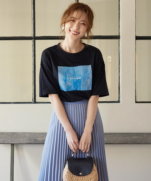 KOBE LETTUCE(コウベレタス)の「選べるプリントTシャツ(Tシャツ/カットソー・レディース・ホワイト系その他2/ブラック/ブラック系その他/ホワイト系その他/ホワイト/ブラック系その他2・FREE)」の1枚目の写真