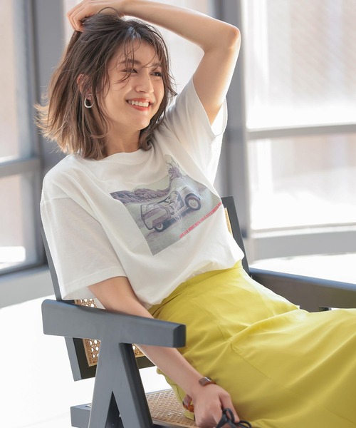KOBE LETTUCE(コウベレタス)の「選べるプリントTシャツ(Tシャツ/カットソー・レディース・ホワイト系その他2/ブラック/ブラック系その他/ホワイト系その他/ホワイト/ブラック系その他2・FREE)」の2枚目の写真