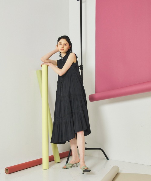 INella(イネラ)】ドビージャガードロングワンピース（ワンピース  