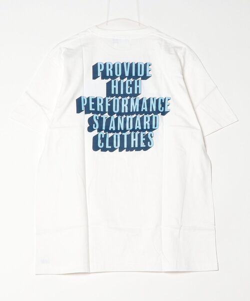 DOUBLE STEAL（ダブルスティール）の「SHADOW FONT LOGO 半袖Tシャツ（Tシャツ/カットソー・メンズ・ホワイト/ブラック/ライトベージュ・MEDIUM/LARGE/X-LARGE/XX-LARGE）」の18枚目の写真