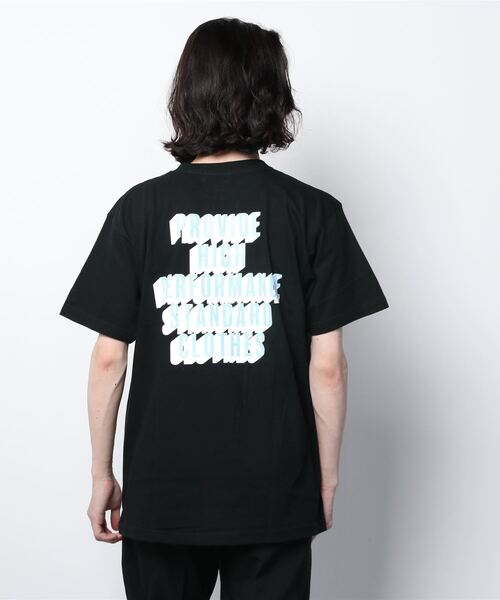 DOUBLE STEAL（ダブルスティール）の「SHADOW FONT LOGO 半袖Tシャツ（Tシャツ/カットソー・メンズ・ホワイト/ブラック/ライトベージュ・MEDIUM/LARGE/X-LARGE/XX-LARGE）」の21枚目の写真