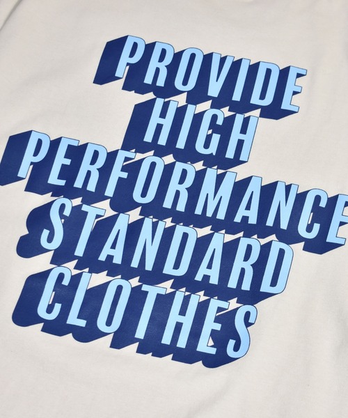 DOUBLE STEAL（ダブルスティール）の「SHADOW FONT LOGO 半袖Tシャツ（Tシャツ/カットソー・メンズ・ホワイト/ブラック/ライトベージュ・MEDIUM/LARGE/X-LARGE/XX-LARGE）」の13枚目の写真