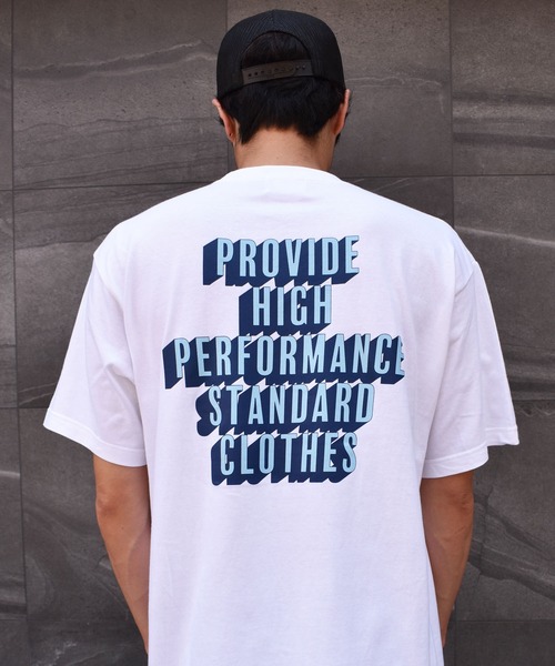 DOUBLE STEAL（ダブルスティール）の「SHADOW FONT LOGO 半袖Tシャツ（Tシャツ/カットソー・メンズ・ホワイト/ブラック/ライトベージュ・MEDIUM/LARGE/X-LARGE/XX-LARGE）」の8枚目の写真