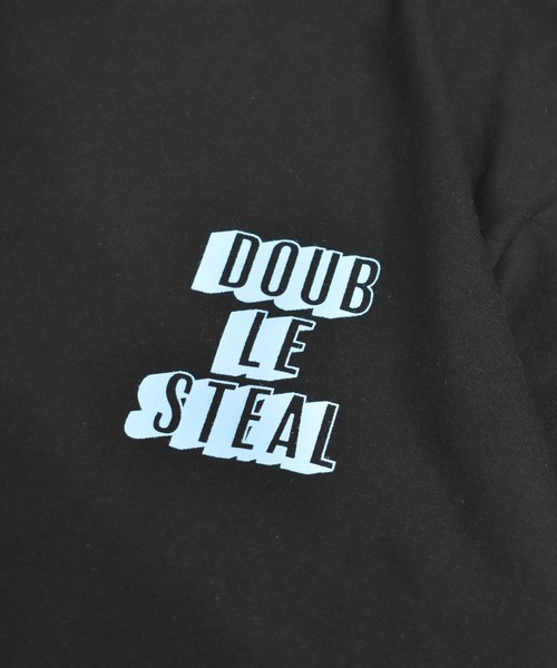 DOUBLE STEAL（ダブルスティール）の「SHADOW FONT LOGO 半袖Tシャツ（Tシャツ/カットソー・メンズ・ホワイト/ブラック/ライトベージュ・MEDIUM/LARGE/X-LARGE/XX-LARGE）」の16枚目の写真