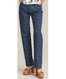 モノグラムプリントデニムパンツ　DENIM PANTS