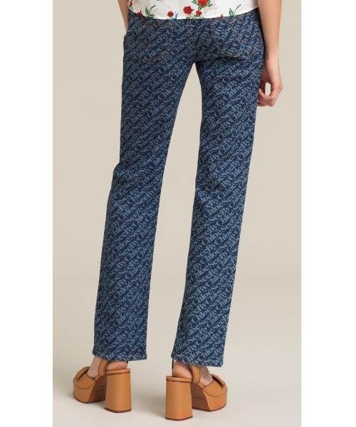 SEE BY CHLOE（シーバイクロエ）の「モノグラムプリントデニムパンツ　DENIM PANTS（デニムパンツ・レディース・ブルー系その他・25/26）」の5枚目の写真