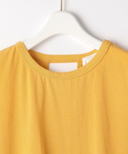 green label relaxing（グリーンレーベルリラクシング）の「CFC バックスリット ノースリーブ プルオーバー カットソー（Tシャツ/カットソー・レディース・ブラック/オレンジ/オフホワイト・FREE）」の18枚目の写真