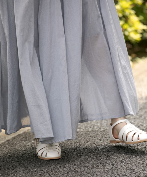 URBAN RESEARCH Sonny Label(アーバンリサーチサニーレーベル)の「コットンボイルフレアスカート(スカート・レディース・ブラック系その他/イエロー系その他/ピンク系その他/ライトグレー・FREE)」の13枚目の写真