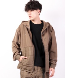 POWER TO THE PEOPLE 中綿切替ジップパーカー