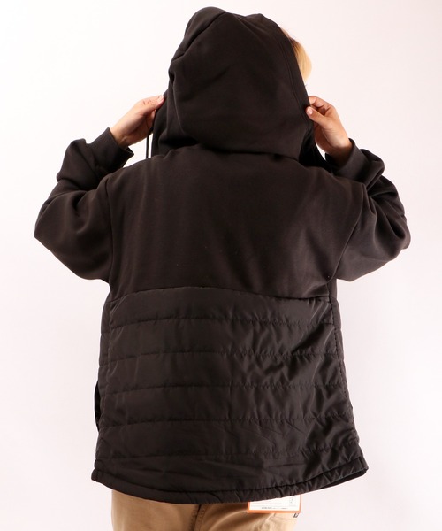 POWER TO THE PEOPLE（パワートゥーザピープル）の「POWER TO THE PEOPLE 中綿切替ジップパーカー（パーカー・メンズ・ブラック/カーキ/オレンジ・LL/M/L）」の22枚目の写真