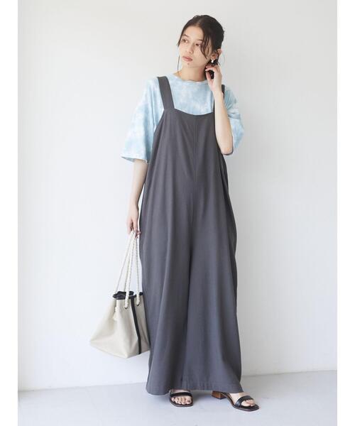 Sugar spoon（シュガースプーン）の「・SUGAR SPOON タイダイTシャツチュニック＊（Tシャツ/カットソー・レディース・オフホワイト/イエロー/グリーン/パープル・FREE）」の11枚目の写真