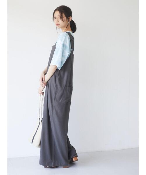 Sugar spoon（シュガースプーン）の「・SUGAR SPOON タイダイTシャツチュニック＊（Tシャツ/カットソー・レディース・オフホワイト/イエロー/グリーン/パープル・FREE）」の14枚目の写真