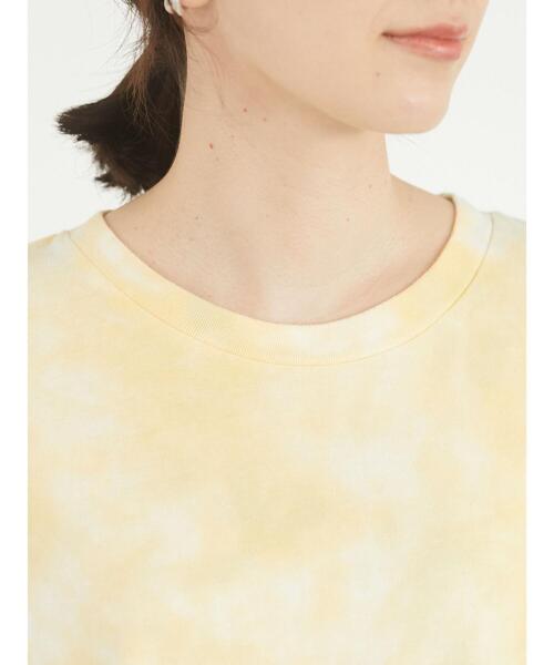 Sugar spoon（シュガースプーン）の「・SUGAR SPOON タイダイTシャツチュニック＊（Tシャツ/カットソー・レディース・オフホワイト/イエロー/グリーン/パープル・FREE）」の21枚目の写真