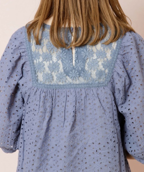 flower（フラワー）の「シーフラワーレーストップ（Tシャツ/カットソー・レディース・ブルー/ピンク・FREE）」の7枚目の写真