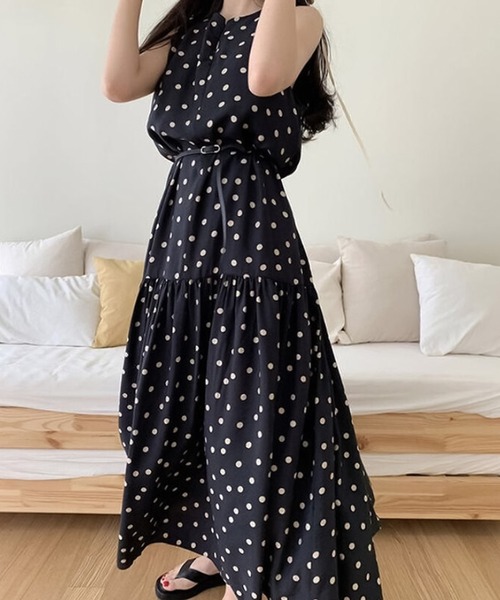 セール レトロドットノースリーブワンピース ワンピース Ulysses ユリシス のファッション通販 Zozotown