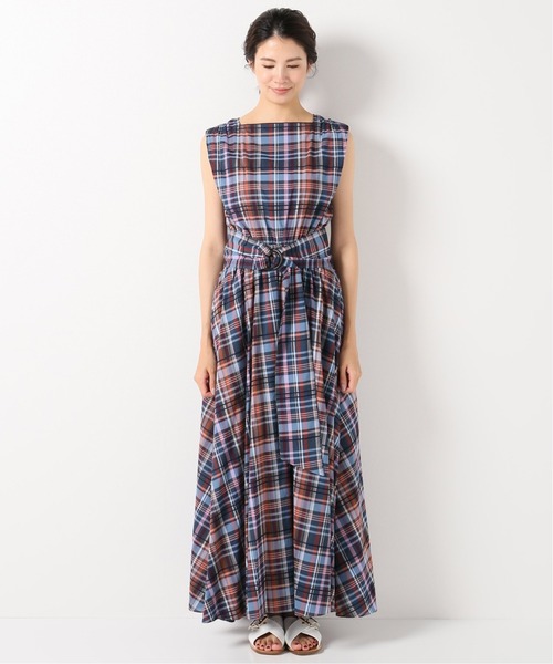 Deveaux マドラスチェックワンピース セール】Deveaux マドラスチェックワンピース◇（ワンピース