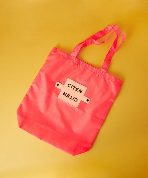 CITEN（シテン）の「＜CITEN＞CITENくるくるパッチン トートバッグ（エコバッグ/サブバッグ・レディース・ライトグレー/ブラック/ピンク/ライム/ロイヤルブルー/ケリー/オレンジ/イエロー/ホワイト/ライトブルー/ライラック/シャーベット/オリーブ/クリーム/ライトピンク・FREE）」の13枚目の写真