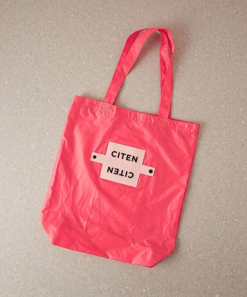 CITEN（シテン）の「＜CITEN（シテン）＞CITENくるくるパッチン トートバッグ（エコバッグ/サブバッグ・レディース・ライトグレー/ピンク/ライム/ブラック/ロイヤルブルー/オレンジ/ケリー/イエロー/オリーブ/ホワイト/ライトブルー/ライラック/シャーベット・FREE）」の11枚目の写真