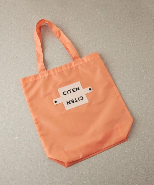 CITEN（シテン）の「＜CITEN（シテン）＞CITENくるくるパッチン トートバッグ（エコバッグ/サブバッグ・レディース・ライトグレー/ピンク/ライム/ブラック/ロイヤルブルー/オレンジ/ケリー/イエロー/オリーブ/ホワイト/ライトブルー/ライラック/シャーベット・FREE）」の13枚目の写真