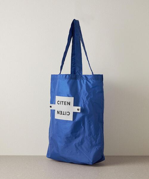 CITEN（シテン）の「＜CITEN（シテン）＞CITENくるくるパッチン トートバッグ（エコバッグ/サブバッグ・レディース・ライトグレー/ピンク/ライム/ブラック/ロイヤルブルー/オレンジ/ケリー/イエロー/オリーブ/ホワイト/ライトブルー/ライラック/シャーベット・FREE）」の15枚目の写真