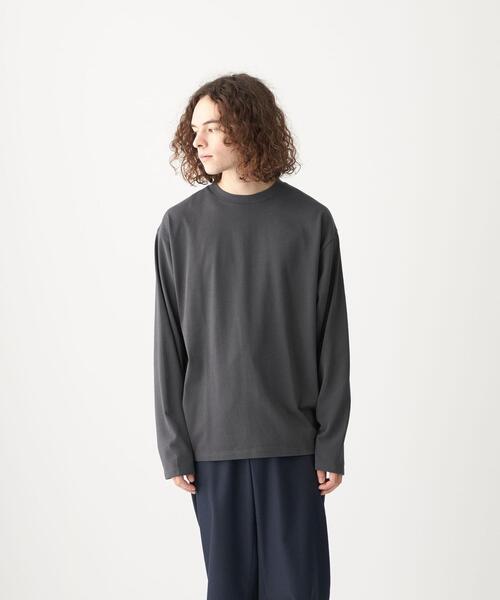 CITEN(シテン)の「<CITEN(シテン)>GIZAコットン テーパード Tシャツ(Tシャツ/カットソー・メンズ・ライトピンク/ホワイト/ダークグレー・M/L)」の3枚目の写真