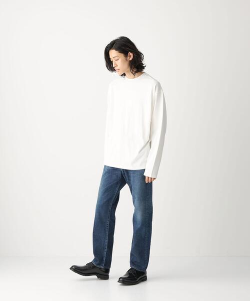 CITEN(シテン)の「<CITEN(シテン)>GIZAコットン テーパード Tシャツ(Tシャツ/カットソー・メンズ・ライトピンク/ホワイト/ダークグレー・M/L)」の7枚目の写真