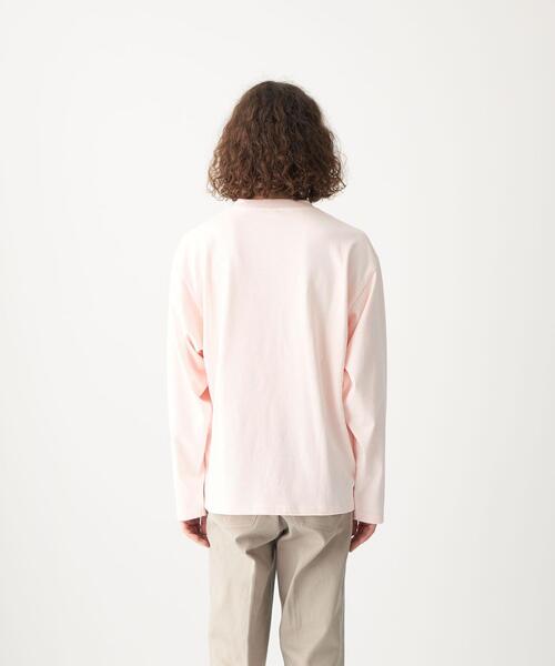 CITEN(シテン)の「<CITEN(シテン)>GIZAコットン テーパード Tシャツ(Tシャツ/カットソー・メンズ・ライトピンク/ホワイト/ダークグレー・M/L)」の4枚目の写真