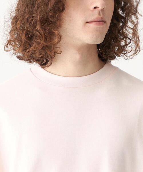 CITEN(シテン)の「<CITEN(シテン)>GIZAコットン テーパード Tシャツ(Tシャツ/カットソー・メンズ・ライトピンク/ホワイト/ダークグレー・M/L)」の9枚目の写真