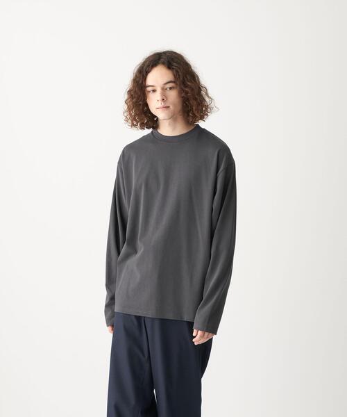 CITEN(シテン)の「<CITEN(シテン)>GIZAコットン テーパード Tシャツ(Tシャツ/カットソー・メンズ・ライトピンク/ホワイト/ダークグレー・M/L)」の6枚目の写真