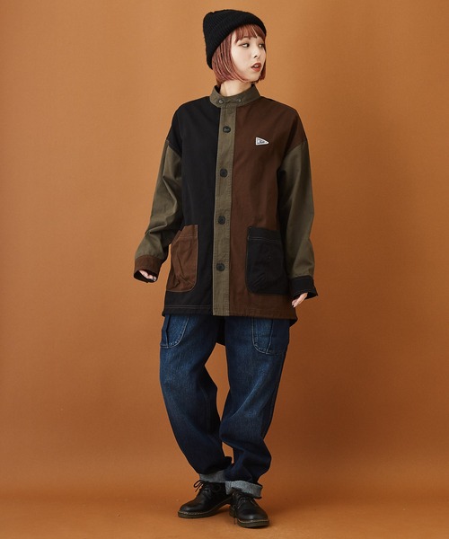 CUBE SUGAR（キューブシュガー）の「ヘビーオックス ショート モッズコート（モッズコート・レディース・ブラック系その他/ベージュ系その他・M）」の14枚目の写真