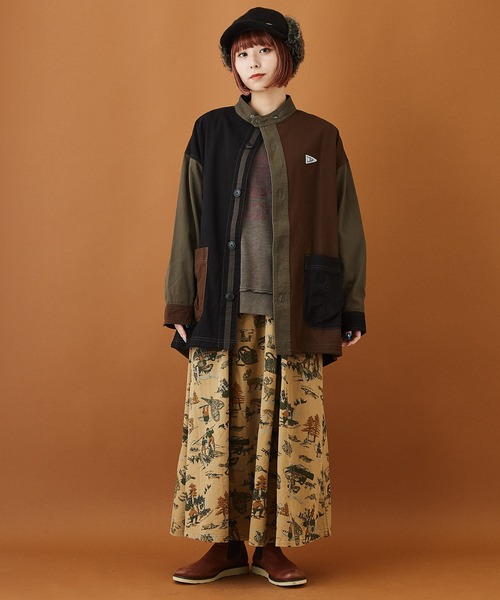 CUBE SUGAR（キューブシュガー）の「ヘビーオックス ショート モッズコート（モッズコート・レディース・ブラック系その他/ベージュ系その他・M）」の21枚目の写真