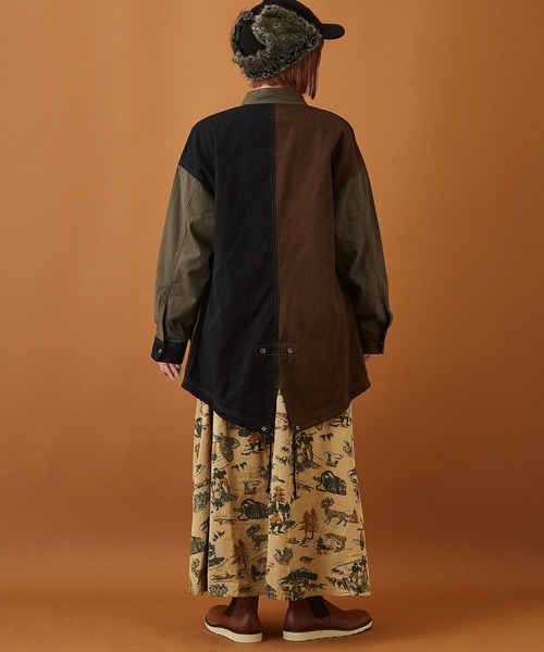 CUBE SUGAR（キューブシュガー）の「ヘビーオックス ショート モッズコート（モッズコート・レディース・ブラック系その他/ベージュ系その他・M）」の18枚目の写真