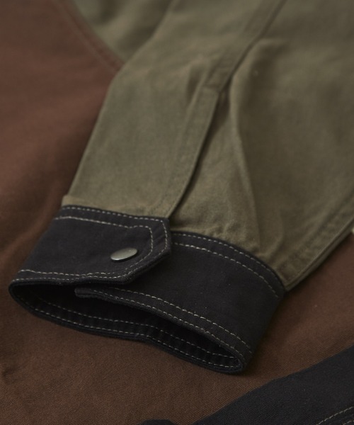 CUBE SUGAR（キューブシュガー）の「ヘビーオックス ショート モッズコート（モッズコート・レディース・ブラック系その他/ベージュ系その他・M）」の9枚目の写真