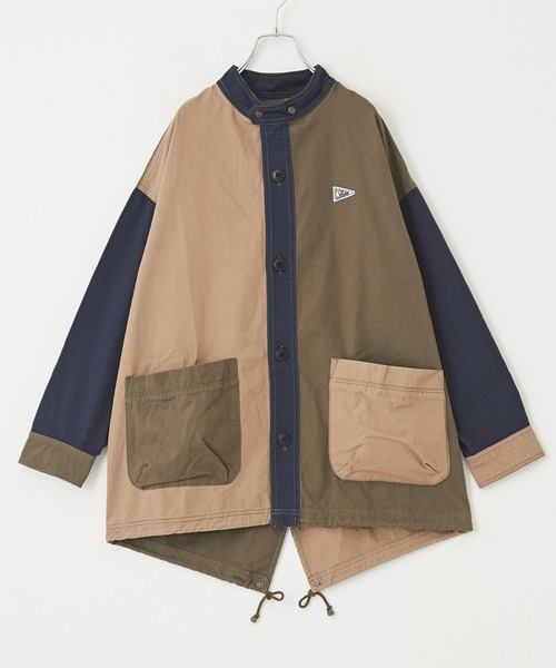 CUBE SUGAR（キューブシュガー）の「ヘビーオックス ショート モッズコート（モッズコート・レディース・ブラック系その他/ベージュ系その他・M）」の10枚目の写真