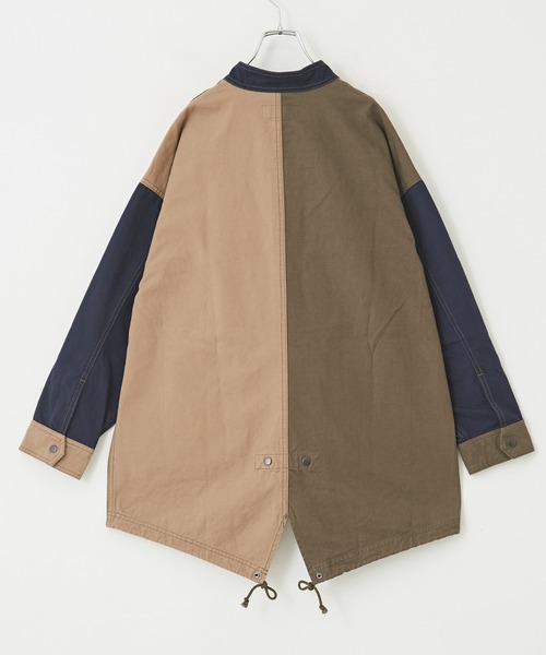 CUBE SUGAR（キューブシュガー）の「ヘビーオックス ショート モッズコート（モッズコート・レディース・ブラック系その他/ベージュ系その他・M）」の6枚目の写真